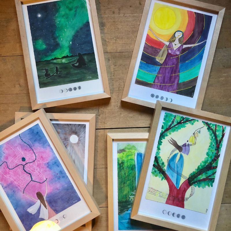 Peintures des Treize Mères Originelles de Lorina, exposition Unité