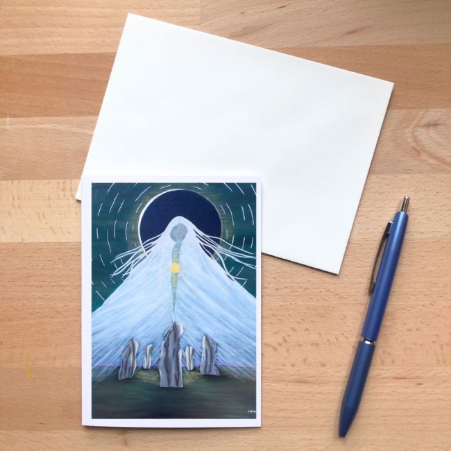 Call of wisdom / L'appel de la sagesse · carte de voeux